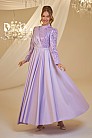 Pileli Payet Abiye - Lila - MN-4932