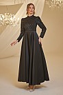 Pileli Payet Abiye - Si̇yah - MN-4931