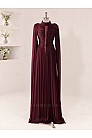 Dior Abiye - Bordo - MN-6000
