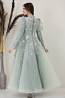 Fırfır Detay İşlemeli Sara Abiye - Çağla - MN-4984