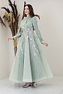 Fırfır Detay İşlemeli Sara Abiye - Çağla - MN-4984