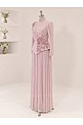 Çiçek Detaylı Eloria Abiye - Pembe - MN-6005