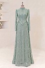 Korse Formlu Elira Abiye - Mint - MN-5390
