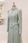 Korse Formlu Elira Abiye - Mint - MN-5390
