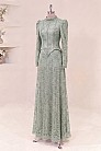 Korse Formlu Elira Abiye - Mint - MN-5390